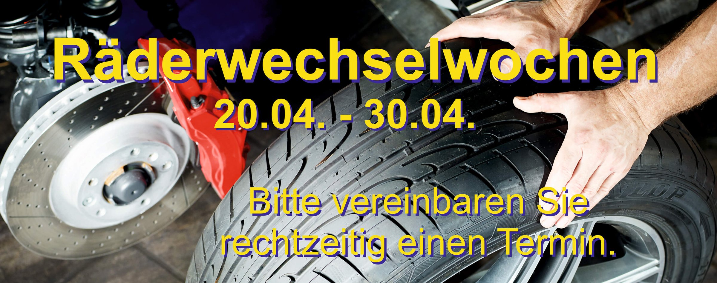 Räderwechselwohen bei Auto Gerischer Bild: Räderwechselwohen bei Auto Gerischer